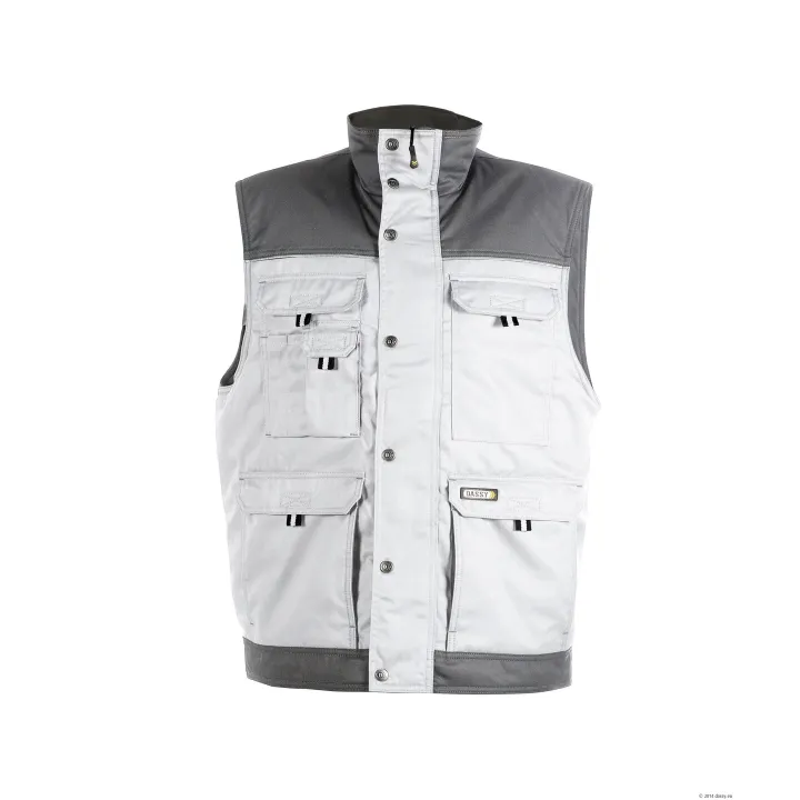 Gilet sans manche doublure polaire HULST DASSY blanc gris