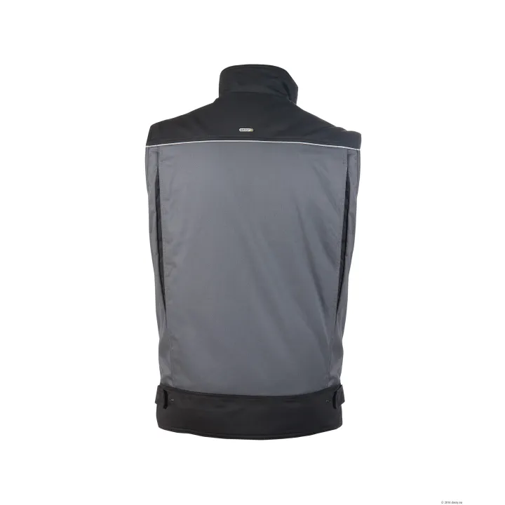 Gilet sans manche doublure polaire HULST DASSY gris noir