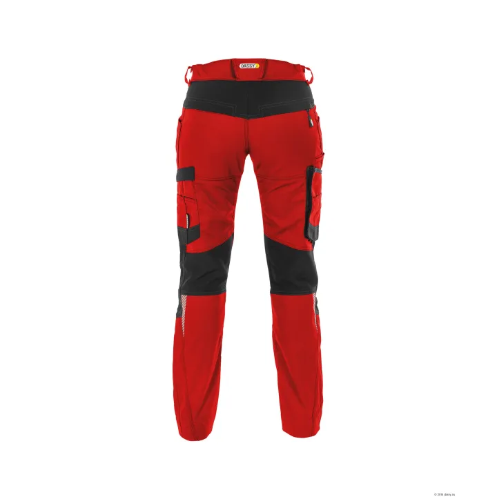 Pantalon femme stretch HELIX Dassy rouge noir 34 au 52
