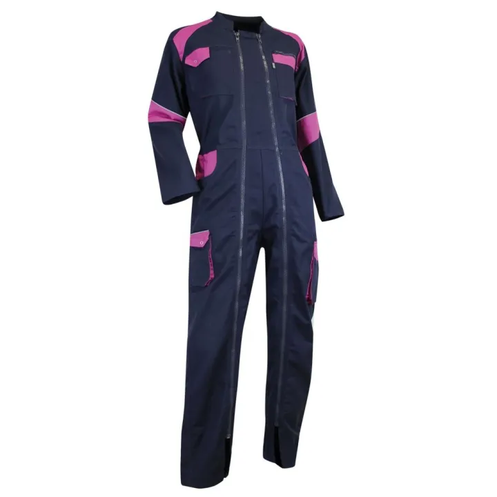 Combinaison 2 ZIPS femme marine rose ORGE LMA I Sécurama
