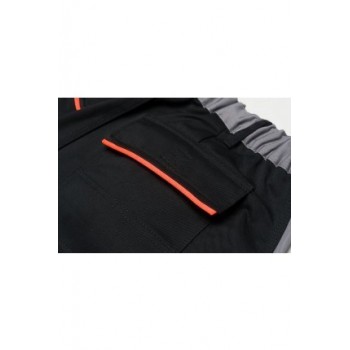 Poche arrière pantalon de travail Visline PLANAM poly coton 285 gr noir