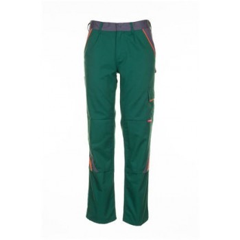 Pantalon de travail Visline PLANAM poly coton 285 gr vert orange noir