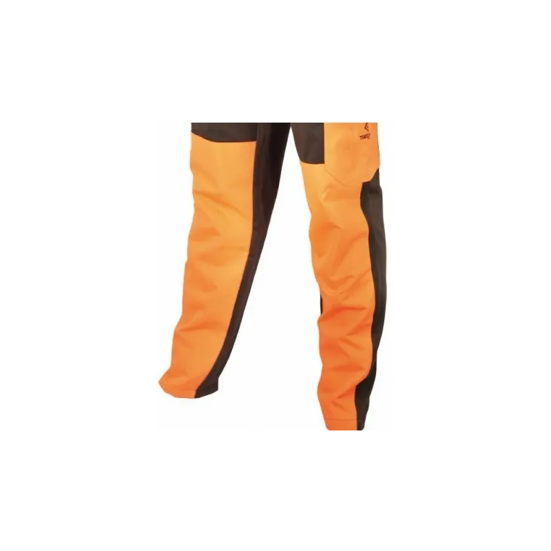Pantalon De Chasse Treeland T580 - Vert Maquisard, Renforcé Anti-ronces - 65% Polyester, 35% Coton - Respirant Et Déperlant