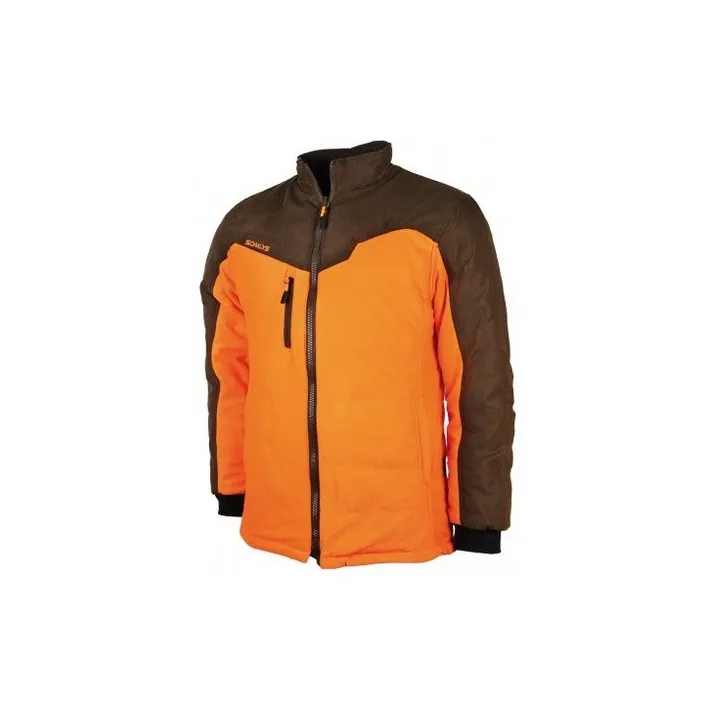 Blouson chasse réversible SOMLYS haut de gamme orange