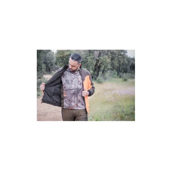 Blouson chasse réversible SOMLYS haut de gamme orange