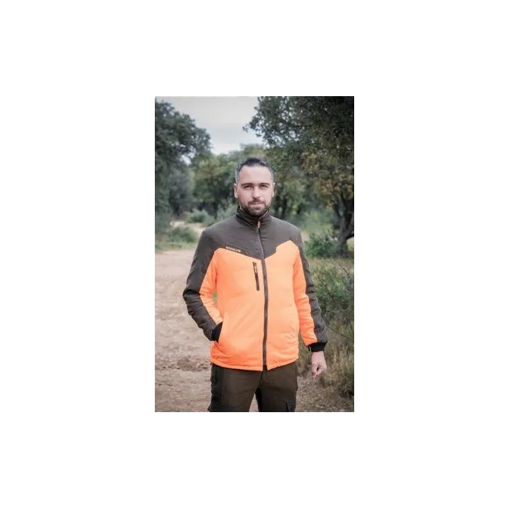 Blouson chasse réversible SOMLYS haut de gamme orange