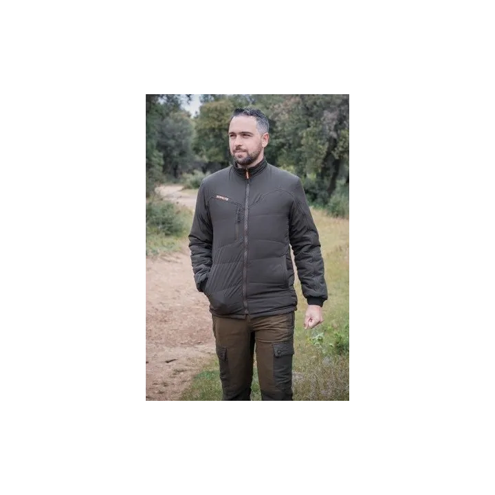 Blouson chasse réversible SOMLYS haut de gamme marron