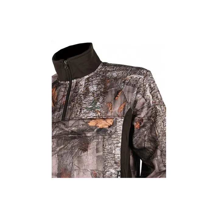 Sweat chasse T290 TREELAND polarsan camo Forest souple et léger