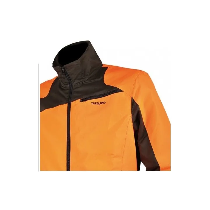 Veste Maquisard TREELAND haut de gamme  orange imperméable