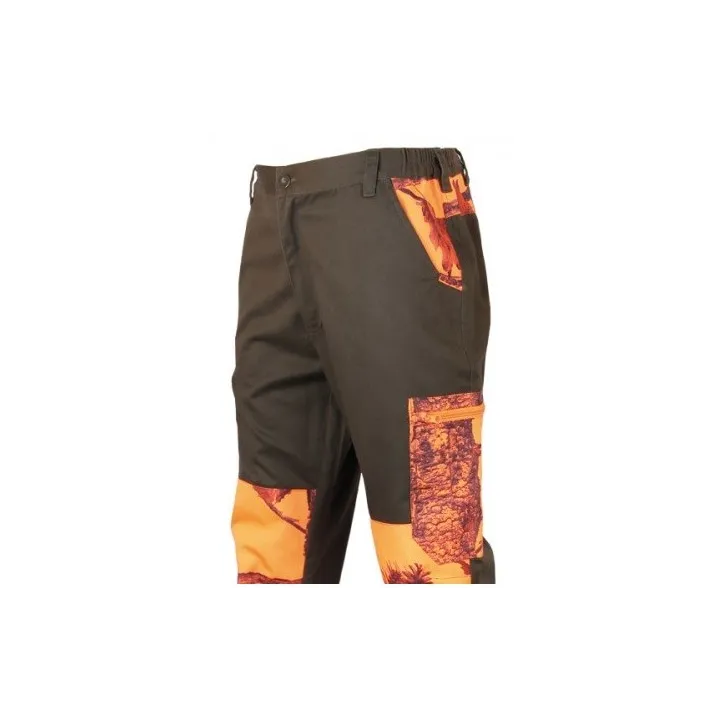Pantalon chasse T582 TREELAND camouflage orange