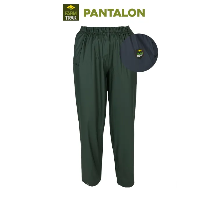 Pantalon de pluie AGRIHEALTH PU et polyester couleur verte