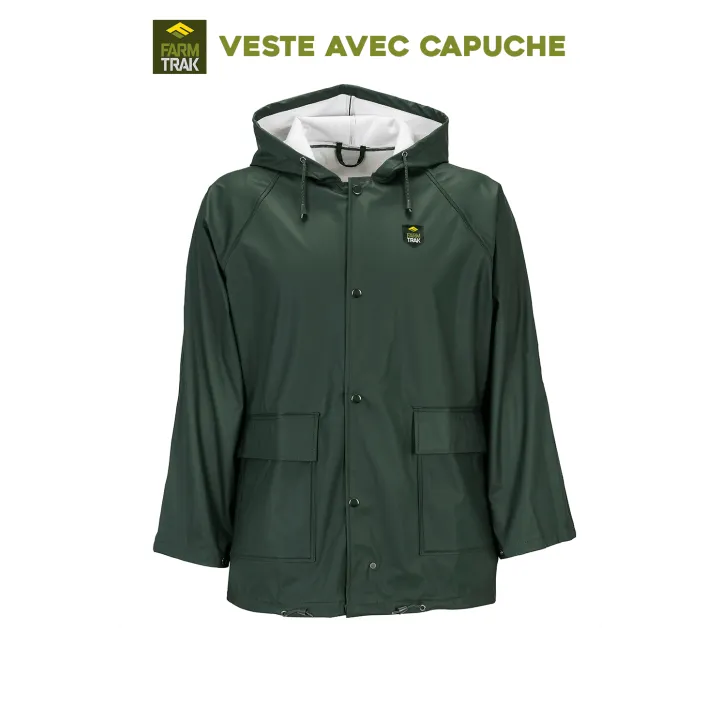 Veste de pluie AGRIHEALTH Polyuréthane et polyester verte