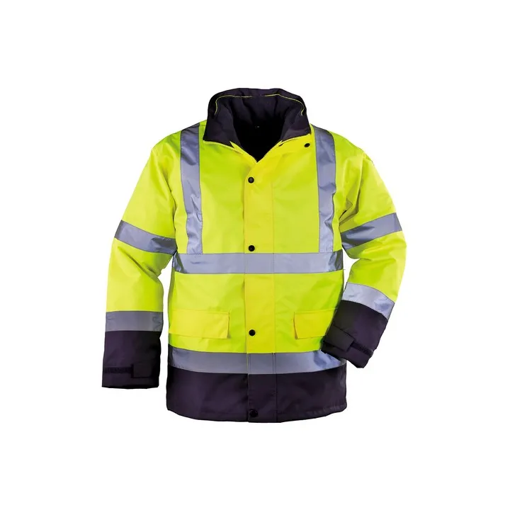 7ROPO ou 7 ROPY Parka haute visibilité 4 en 1 jaune COVERGUARD