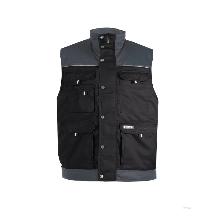 Gilet sans manche matelassé HULST DASSY noir gris
