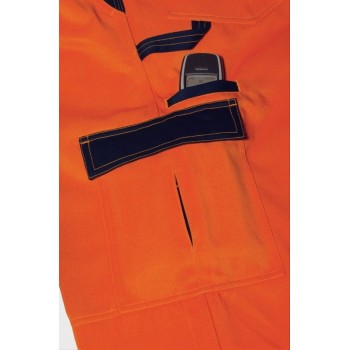 Pantalon multirisque haute visibilité PLANAM orange vert poche