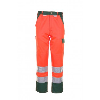 Pantalon multirisque haute visibilité PLANAM orange vert