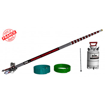 Kit FRELON perche télescopique carbone AIR 530-15 AIRadik