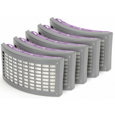 Lot 5 filtres TH3P P3 ventilation assistée Pureflo™ 3000 GENTEX