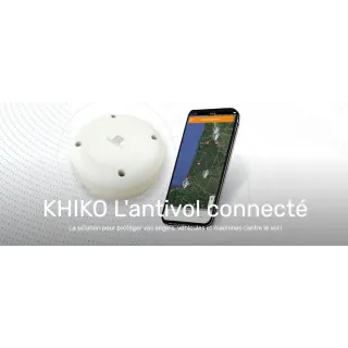 Balise Antivol autonome KHIKO connecté engins, tracteurs