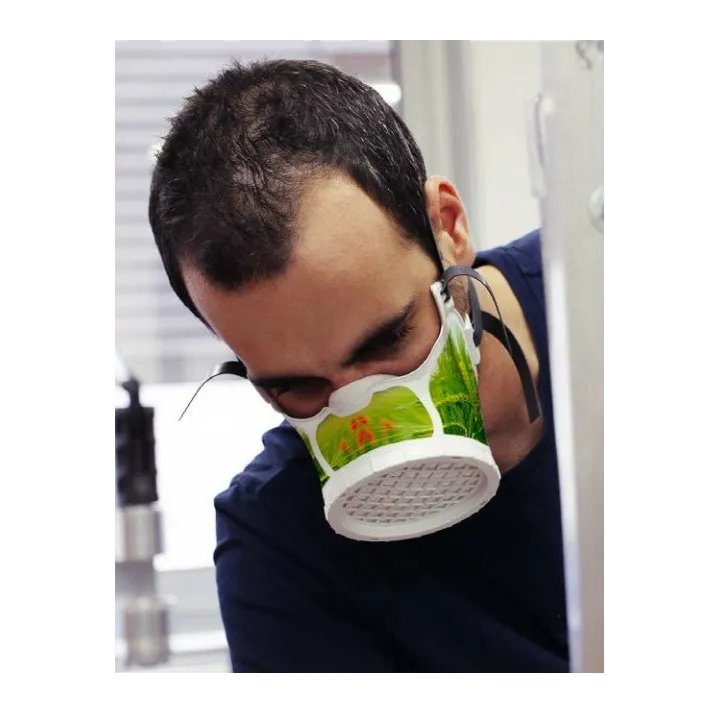 Homme avec masque OCOV agri