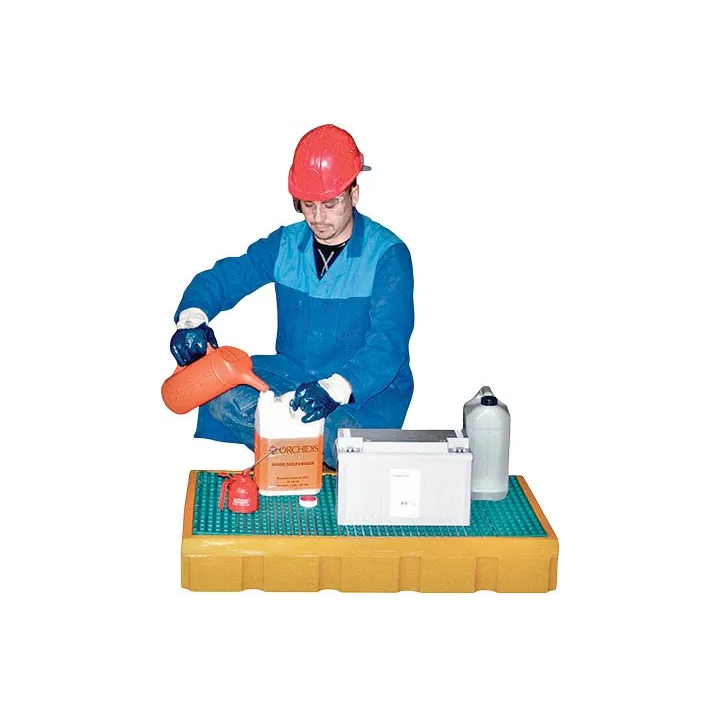 Bac paillasse avec caillebotis amovible capacité 100 l