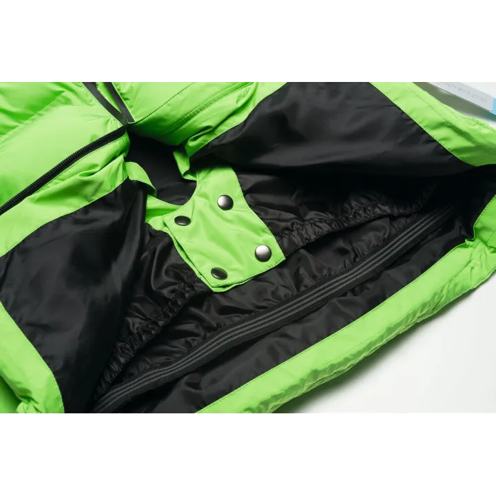 Capuche de Veste froid pour hommes Powder Planam Outdoor verte