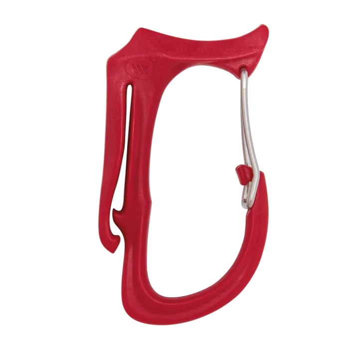 Mousqueton porte outil HONOS COURANT ELAGAGE  112mm rouge