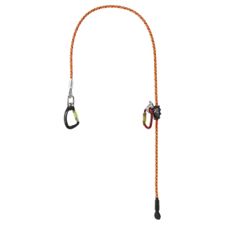 Longe armée élagage avec mousqueton