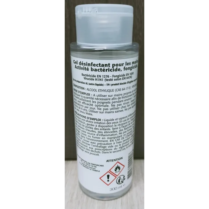 Gel hydroalcoolique virucide 300ml GHA BACTIMAINS pas cher