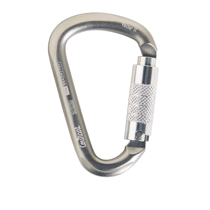 Mousqueton HMS VECTOR triple sécurité COURANT ELAGAGE