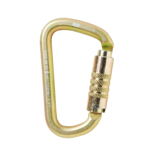 Mousqueton acier VICTO TL HMS triple sécurité 50kN COURANT