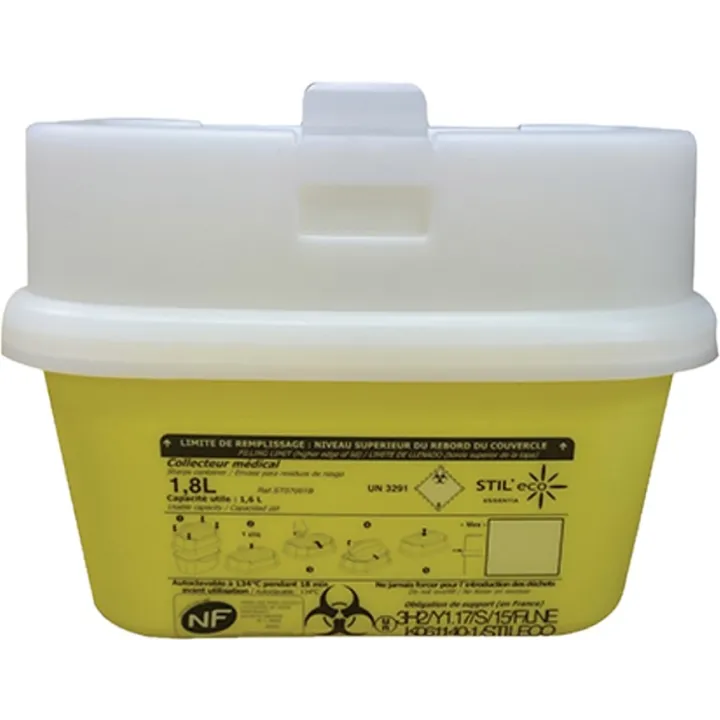 Boîte de récupération seringue DASRI