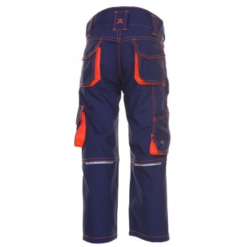 Dos de pantalon JUNIOR bleu marine / orange