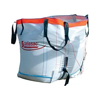 Conteneur big bag Taliabag, fond plat, 1500 kg (usage unique)