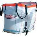 Conteneur big bag Taliabag, fond plat ouvrable, 1500 kg réutilisable