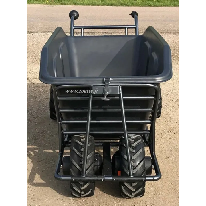 Les deux moteurs de la brouette électrique ZOETTE