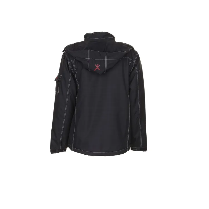 Dos de la veste BASALT noire hiver PLANAM