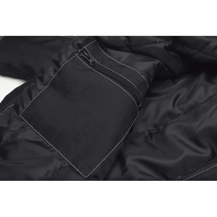 Poche intérieur de la  veste BASALT noire hiver