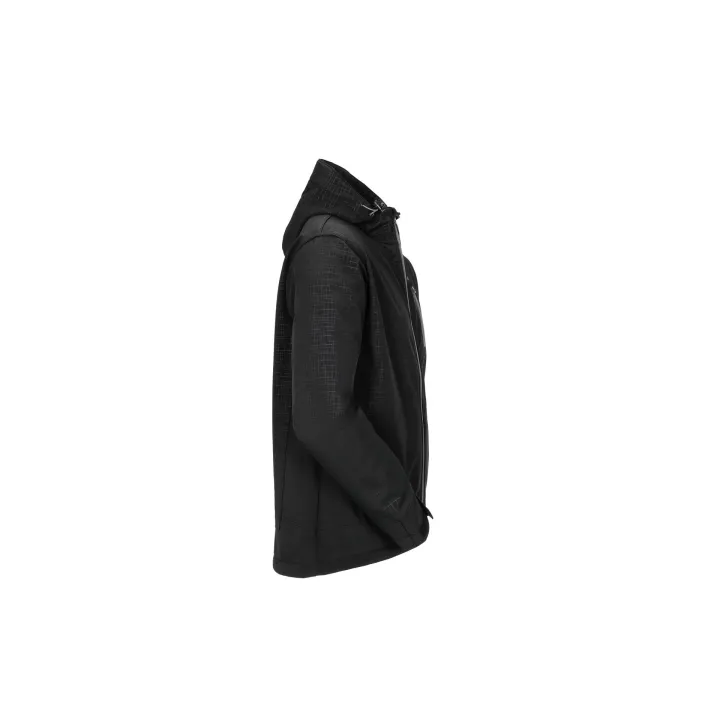 Veste softshell noir CUBE côté droit