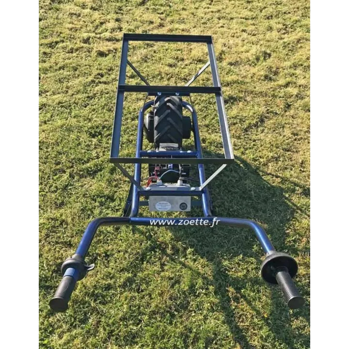 Brouette électrique ZOETTE EXTRA PRO PLATEAU de dos