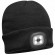 Bonnet B028 Beanie double LED rechargeable Noir