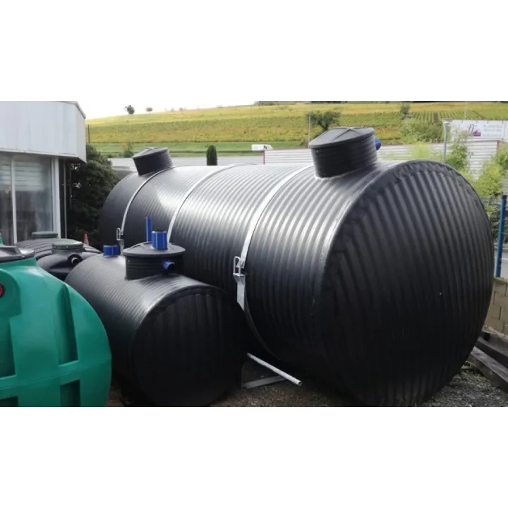 Cuves enterrée ou aérienne PEHD D.P. avec Berceaux Galva