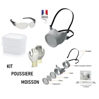 Kit protection poussière moisson filtre reutilisable