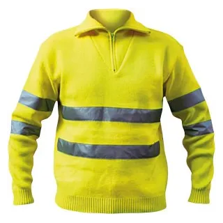 Pull haute visibilité col camionneur