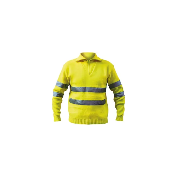 Pull haute visibilité col camionneur