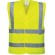 Gilet silhouetté haute visibilité jaune