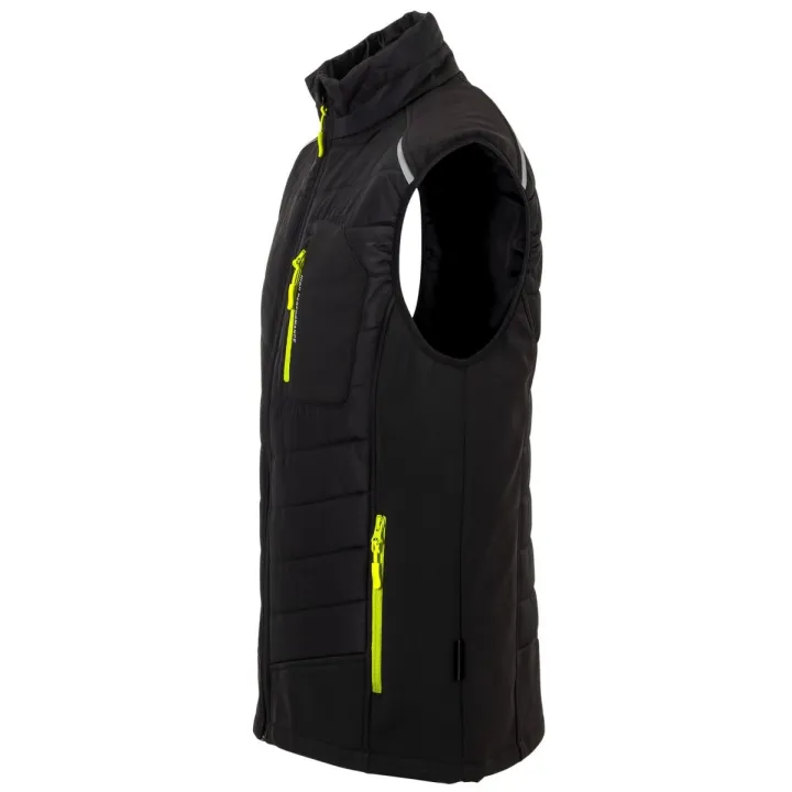 Doudoune matelassée Stretchline PLANAM noir profil