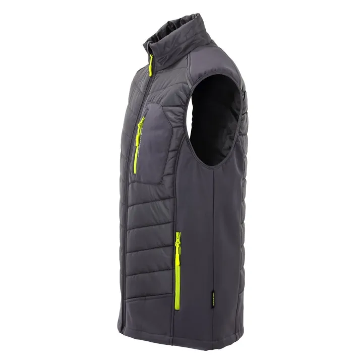 Doudoune matelassée Stretchline PLANAM gris profil