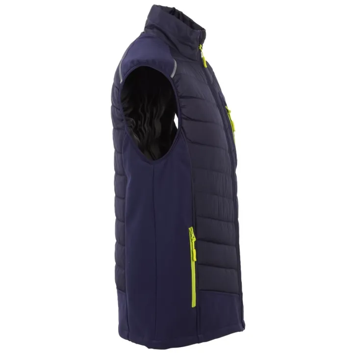 Doudoune matelassée Stretchline PLANAM marine profil