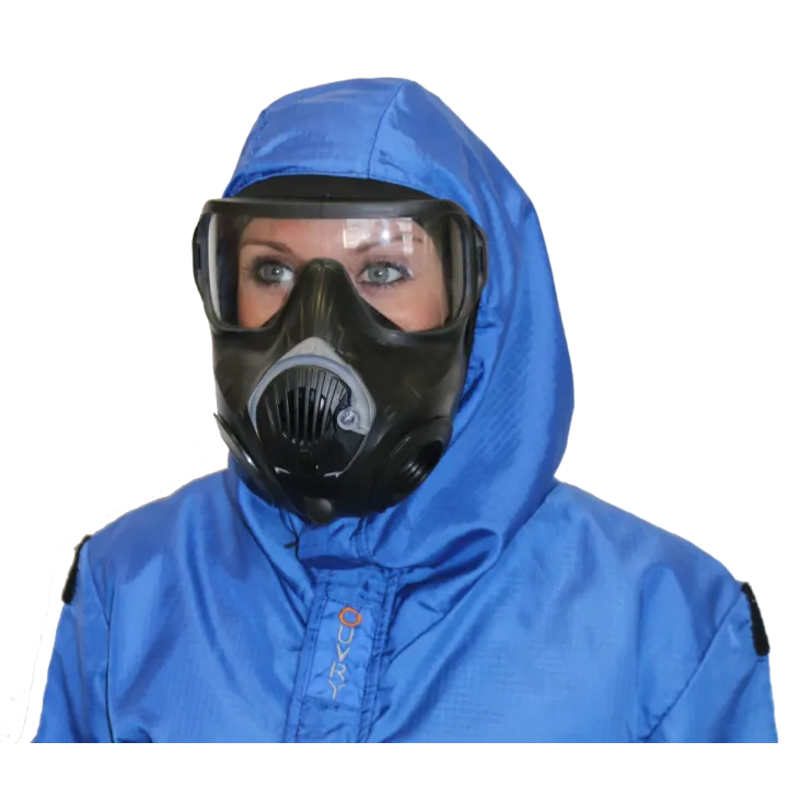 Masque NRBC antibuée à double port OPC50 OUVRY